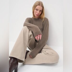 $178 Reformation Cashmere Boyfriend Sweater Size Small (Color : Dachshund) NWT